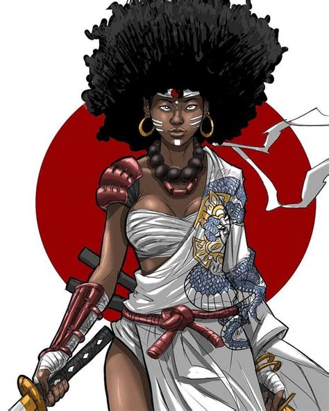 Afro Samurai 😍 by:@optimusryga ⠀ | Afro samurai, Black art pictures ...