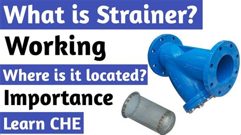 What is Pump Suction Strainer? | Where is the pump strainer located ...