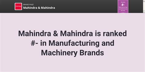 Mahindra & Mahindra NPS & Customer Reviews | Comparably