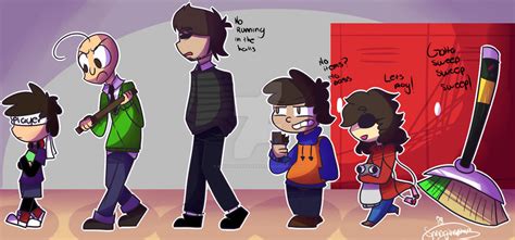 Baldis Basics Characters by springtraptania666 on DeviantArt