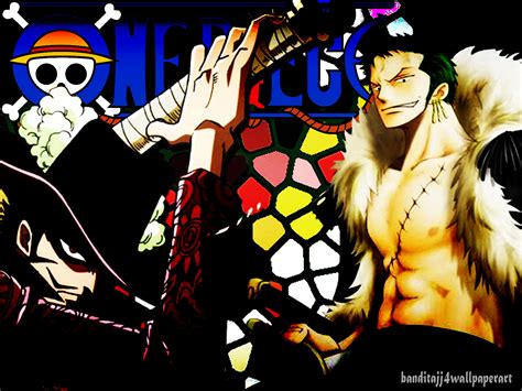 One Piece Wallpaper | Zoro And Mihawk | banditajj4wallpaperart