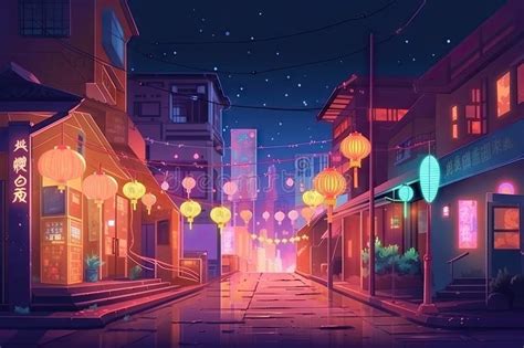 LOFI City Illustration, Anime Manga Style Background Wallpaper Design ...