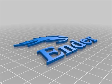 Free STL file Creality Ender-3 Logo 🧞‍♂️・3D printing template to ...