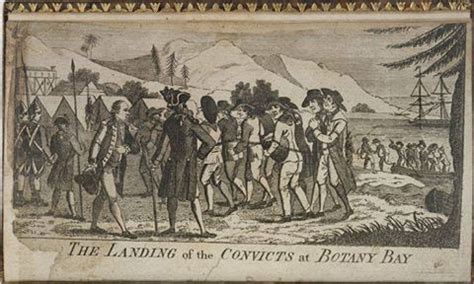 Convicts landing at Port Jackson 1788 | Botany bay, Australia history ...