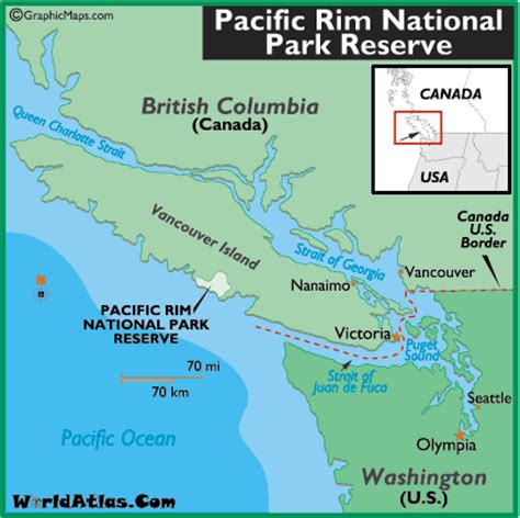 Pacific Rim National Park Reserve Locator Map and Information Page