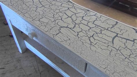 How to Paint Crackle Finish on Furniture.. Crackle painting is easy to ...