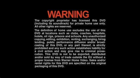 Image - Warning Home Video Warning DVD (1999).png | The FBI Warning ...