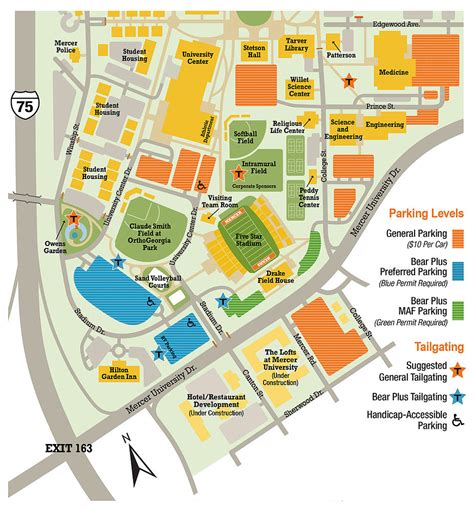 Mercer University Campus Map: A Guide To Navigating The Campus - Map of ...