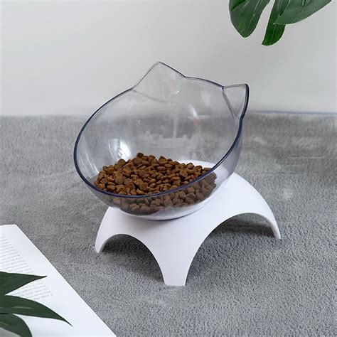 15° Tilt Pet Feeder Bowl Cat Puppy Dog Food Water Bowls Drink Bowls ...