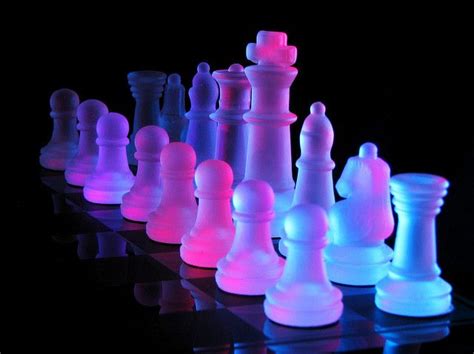 Glowing Chess | Dxd, Resin diy, Chess board