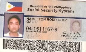 Philippines Sss Id Card