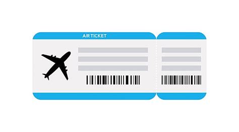 Boarding Pass Ticket Vector PNG Images