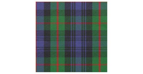 Scottish Clan Murray Tartan Plaid Fabric | Zazzle