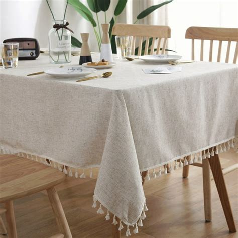 55 x 102 Inch Tablecloth for Dining Table Rustic Farmhouse Kitchen ...