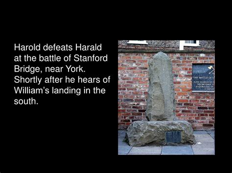 PPT - King Harald Hardrada falls at the battle of Stamford Bridge ...