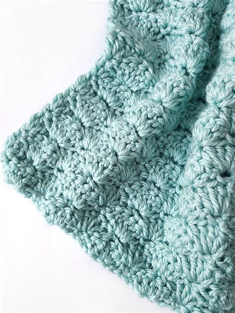 Easy Crochet Shell Stitch Baby Blanket - Easy Crochet Patterns