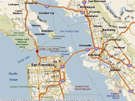 HistoricBridges.org - Golden Gate Bridge Map