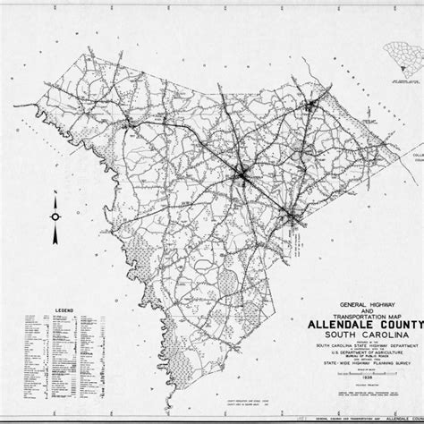 ALLENDALE COUNTY SCDOT MAPS