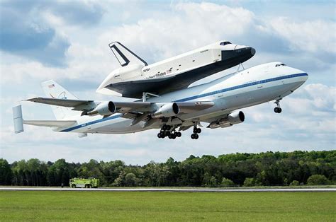 Space Shuttle Enterprise Piggyback Flight Photograph by Nasa ...