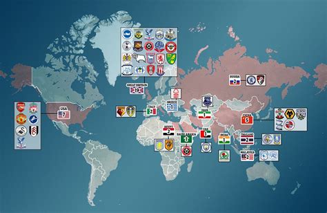 Epl Map Of Teams