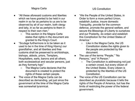 American Constitutionalism - Magna Carta: A King and His people