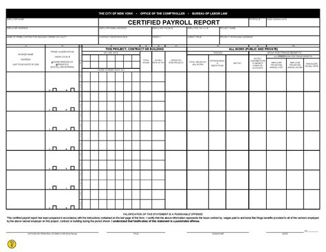 Certified Payroll Form 2023 - Printable Forms Free Online