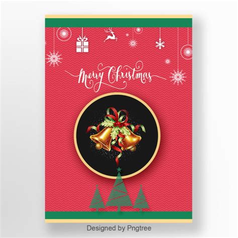 The Red Christmas Tree Poster Design Template for Free Download on Pngtree