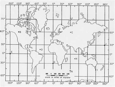 Latitude and Longitude Map