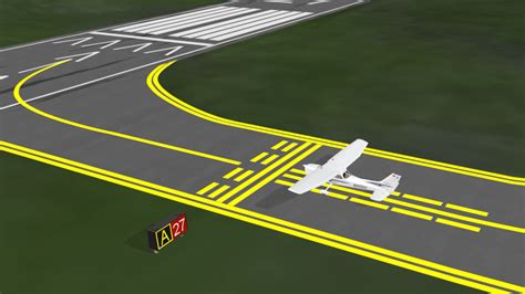 Guide to airport taxiway signs and markings (video tip) : Flight ...