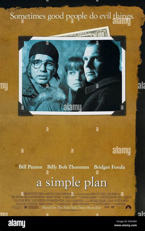 A SIMPLE PLAN, US poster art, from left: Billy Bob Thornton, Bridget ...