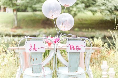 Hot Pink and Blue Garden Party Wedding Inspiration | Washingtonian (DC)