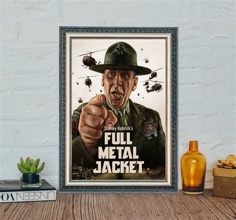 Full Metal Jacket Movie Poster, Full Metal Jacket 1987 Classic Vintage ...