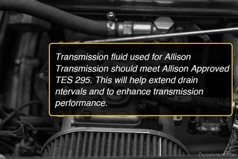 Allison Transmission Fluid Type [With Best Products Review 2024] - Oils ...