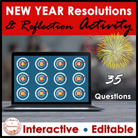 New Year Resolutions and Reflection Game - Made By Teachers