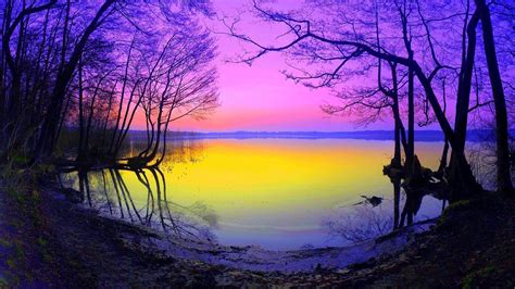 Sunset Lake Wallpapers - Wallpaper Cave