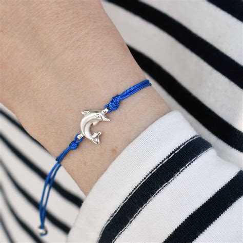 Dolphin Bracelet Sterling Silver Bracelet Handmade in - Etsy