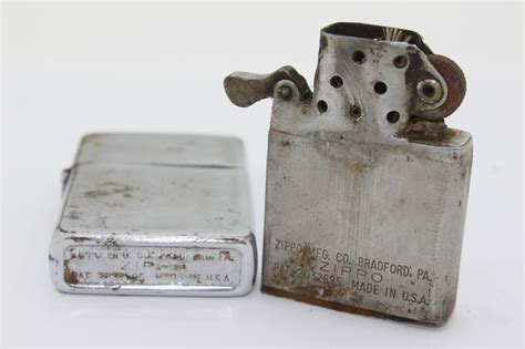 ziq ZIPPO collections: ORIGINAL ZIPPO VINTAGE LIGHTER 1950's CODE : 1022