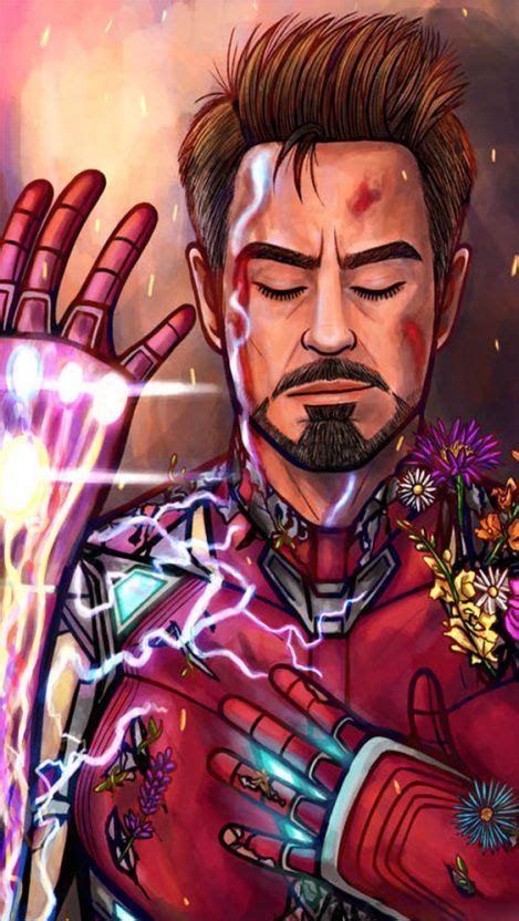 Tony Stark Sacrifice Snap iPhone Wallpaper | Iron man art, Marvel ...