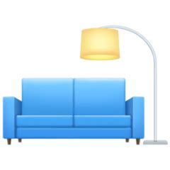 🛋 couch and lamp Emoji high definition big picture and Unicode ...