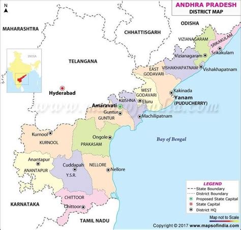 Map of Anantapur, India