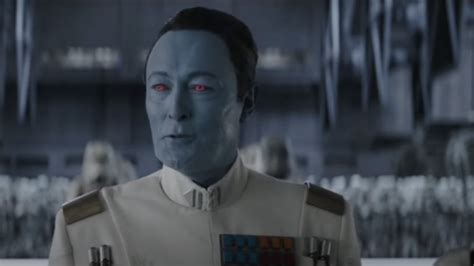 Grand Admiral Thrawn Finally Made His Live-Action 'Star Wars' Debut