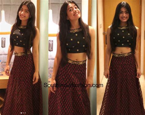 Rashmika Mandanna Engagement Dress