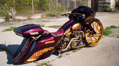 30” WHEEL TURBO HARLEY ROAD GLIDE! The Most Elegant Custom Bagger yet ...