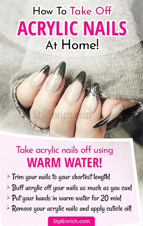 How To Remove Acrylic Nails at Home Safely Without Risk?