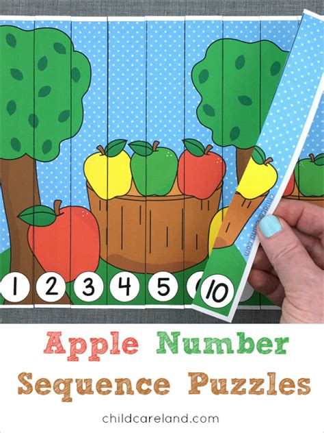 Apple Number Sequence Puzzles