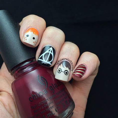 15+ Harry Potter Nail Art Ideas That Are Pure Magic | Bored Panda