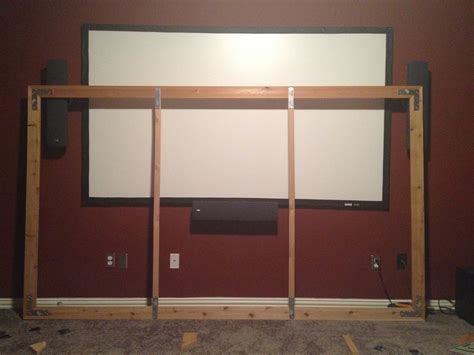 Decorative Custom DIY Projector Screen Frame | AVS Forum