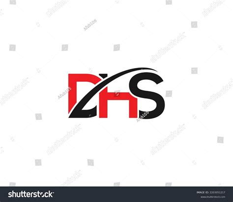 Letter Dhs Monogram Logo Design Creative Stock Vector (Royalty Free ...