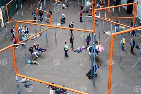 Kids Playing in Tate Modern Art Installation Editorial Photography ...