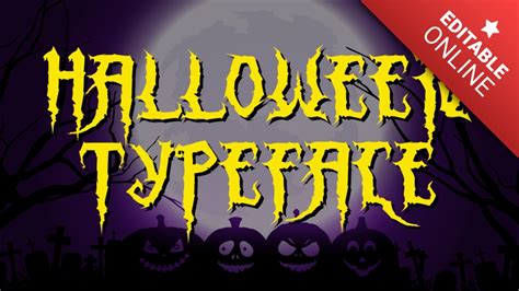 Halloween Typeface | Text Effect Generator